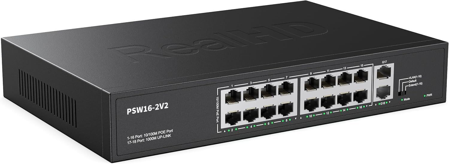 16 PORT POE SWITCH