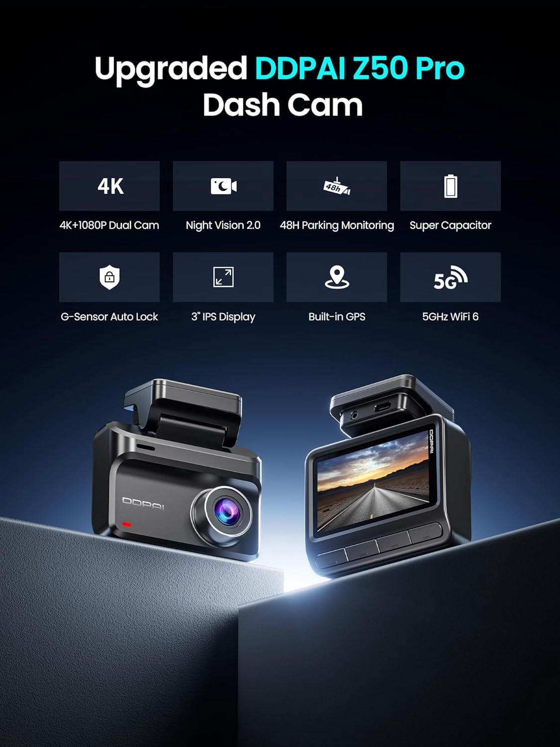 Z50 PRO DASHCAM DDPAI, TYPE: CAMERA ONLY