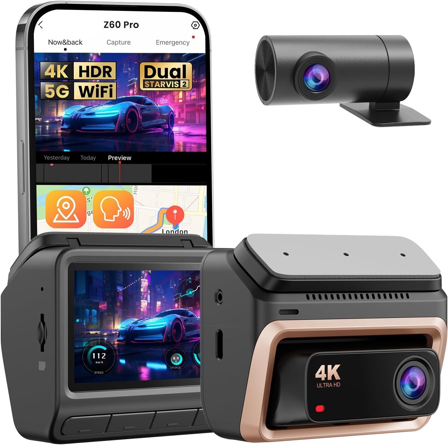Z60 PRO  DASHCAM DDPAI, TYPE: CAMERA ONLY