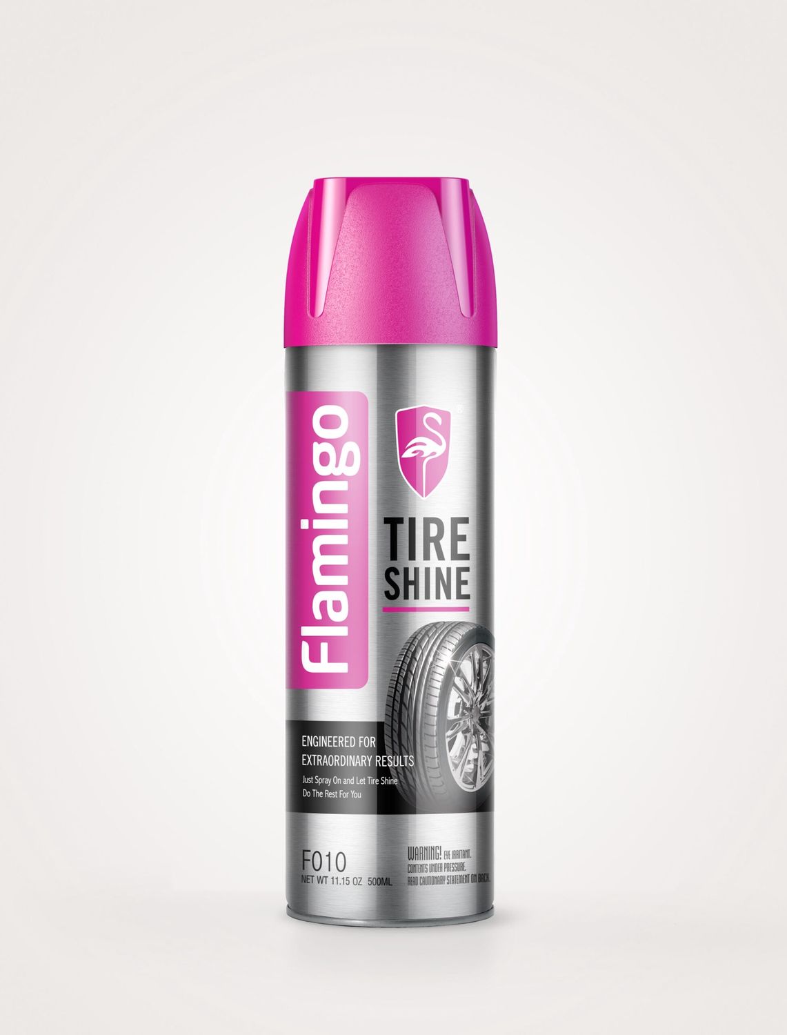 TIRE SHINE SPRAY ON FLAMINGO 500ML