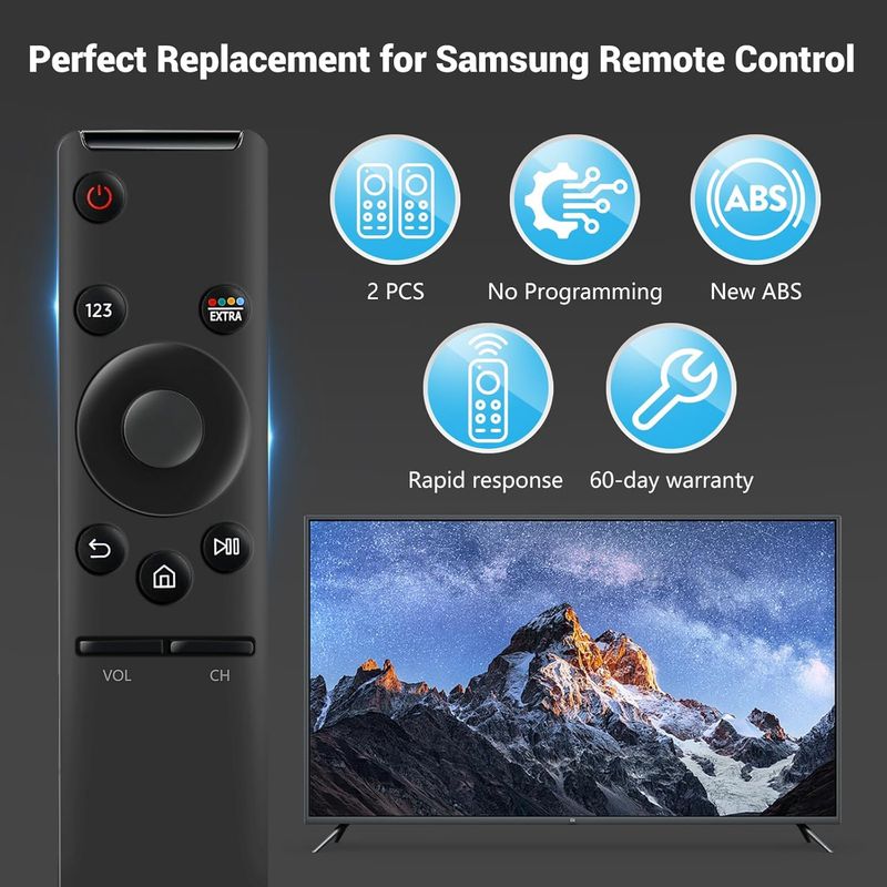SAMSUNG REPLACEMENT REMOTE NEWER MODEL