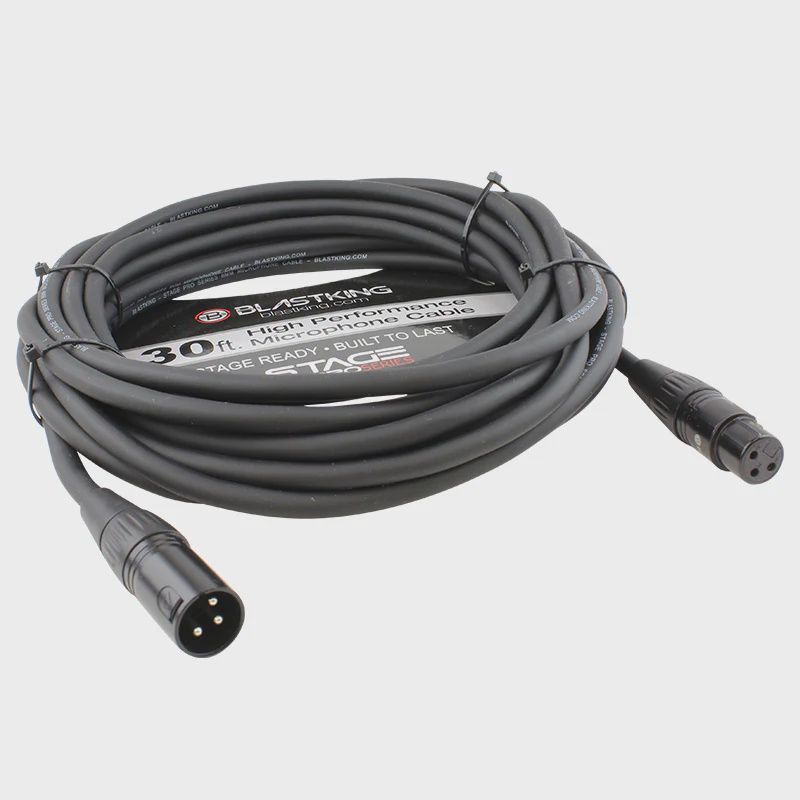 30FT XLR MALE TO FEMALE BLAST KING
