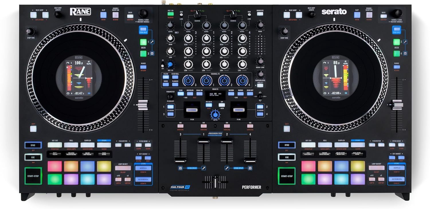 RANE PERFORMER 4 CHANNEL MOTORIZED DJ CONTROLLER