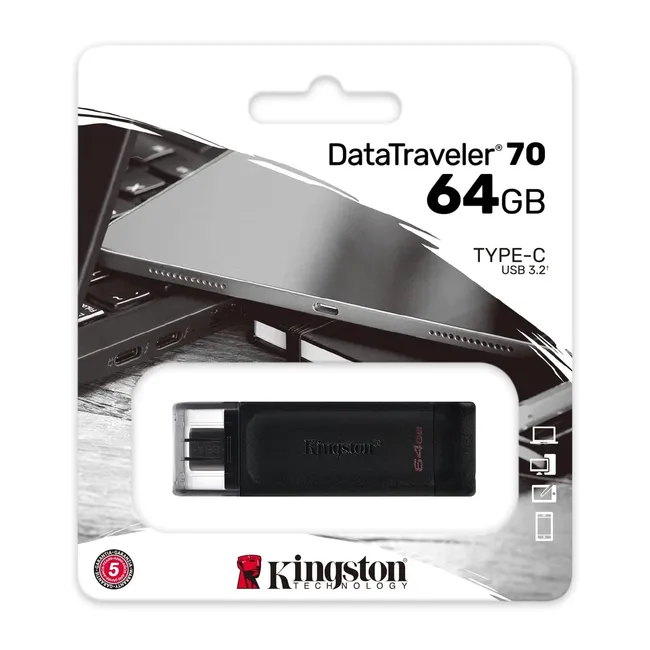 64GB USB C 3.2 FLASH DRIVE KINGSTON