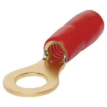 8G RING TERMINAL, Colour: RED