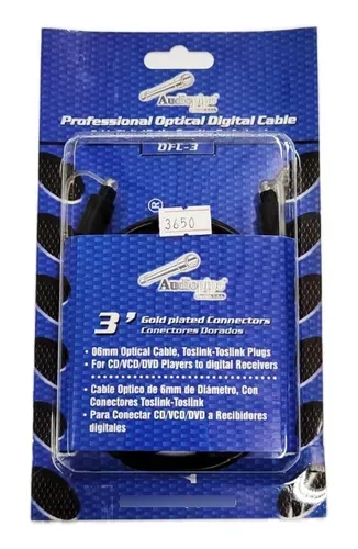 AUDIOPIPE OPTICAL CABLE, Length: 3FT