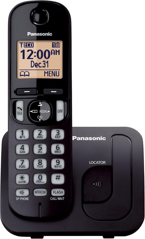 PANASONIC SINGLE HANDSET CORDLESS PHONE KX-TGC200B