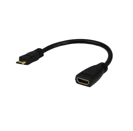 MINI HDMI TO HDMI CABLE ADAPTER