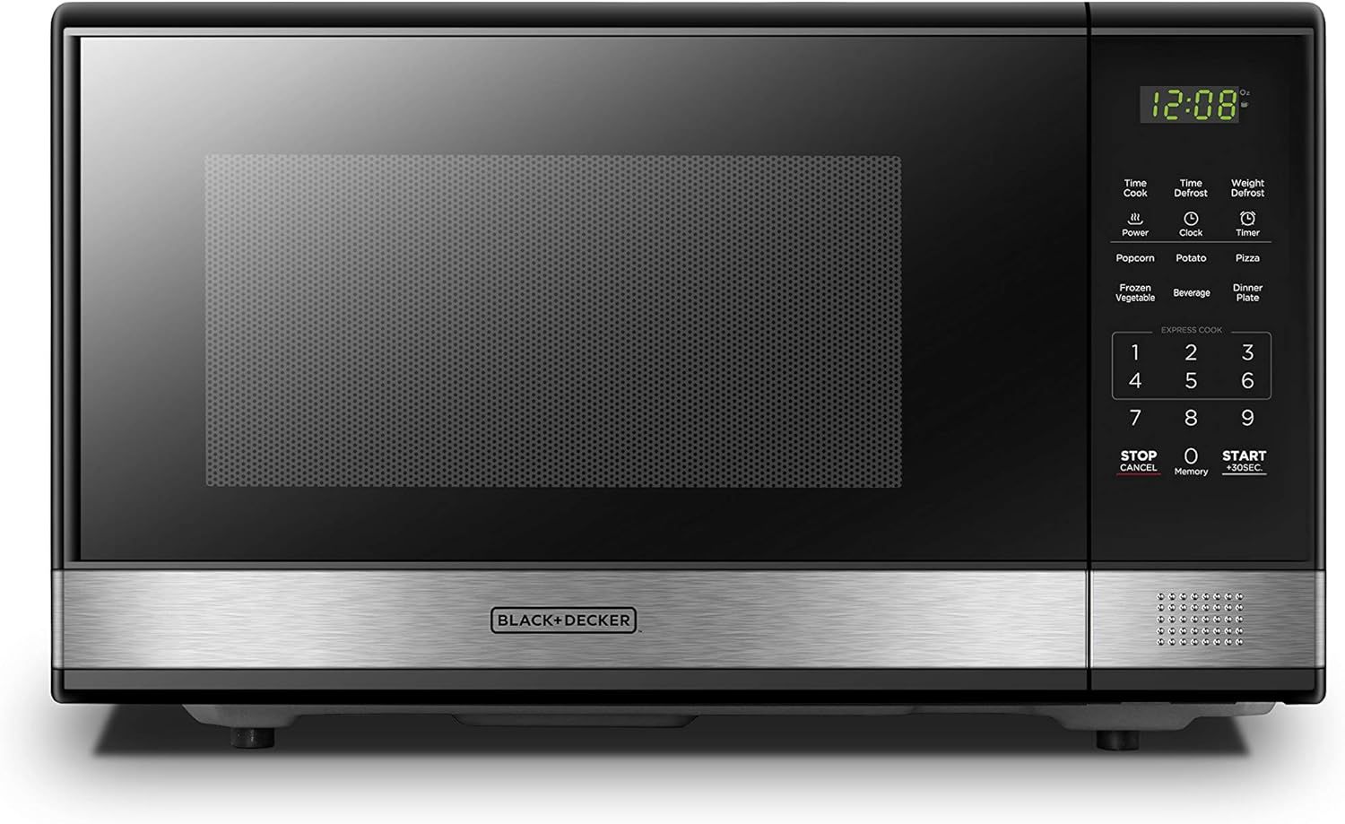 1.1 Cu.ft, STAINLESS STEEL MICROWAVE EM031MAB BLACK &amp; DECKER