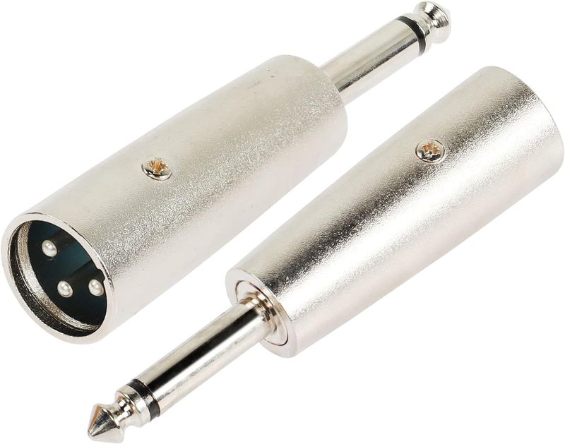 XLR MALE TO 1/4 MALE ADAPTER M67