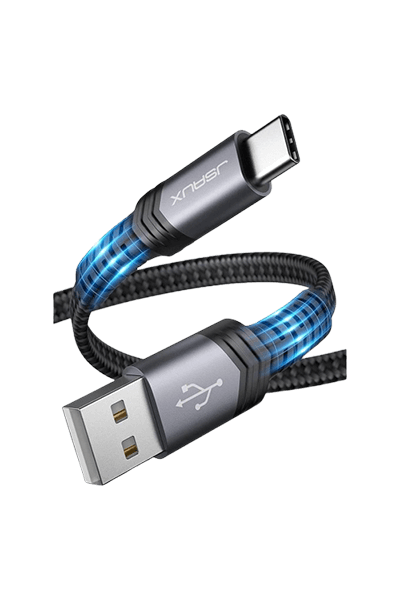 USB A - USB C JSAUX FLAT WIRE CABLE
