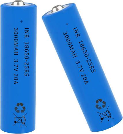 18650 BATTERY ROUND TOP 3.7V 3000mAh (EACH)