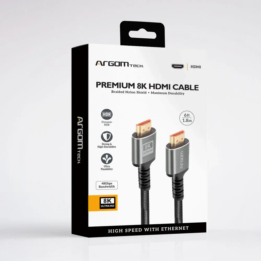 6FT 8K HDMI ULTRA HIGH SPEED CABLE WITH ETHERNET