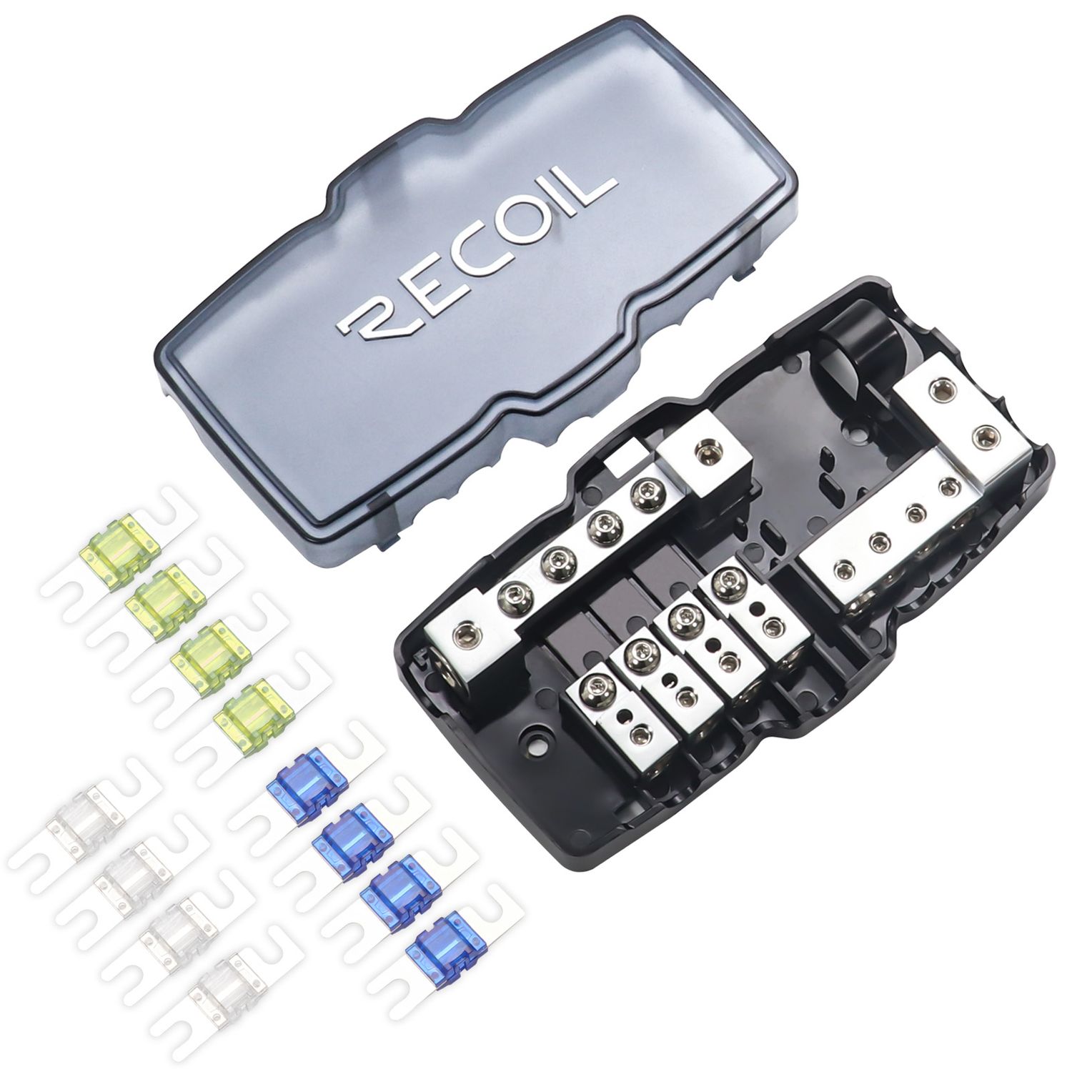 MPG4 RECOIL 4 WAY DISTRIBUTION BLOCK WITH GROUND