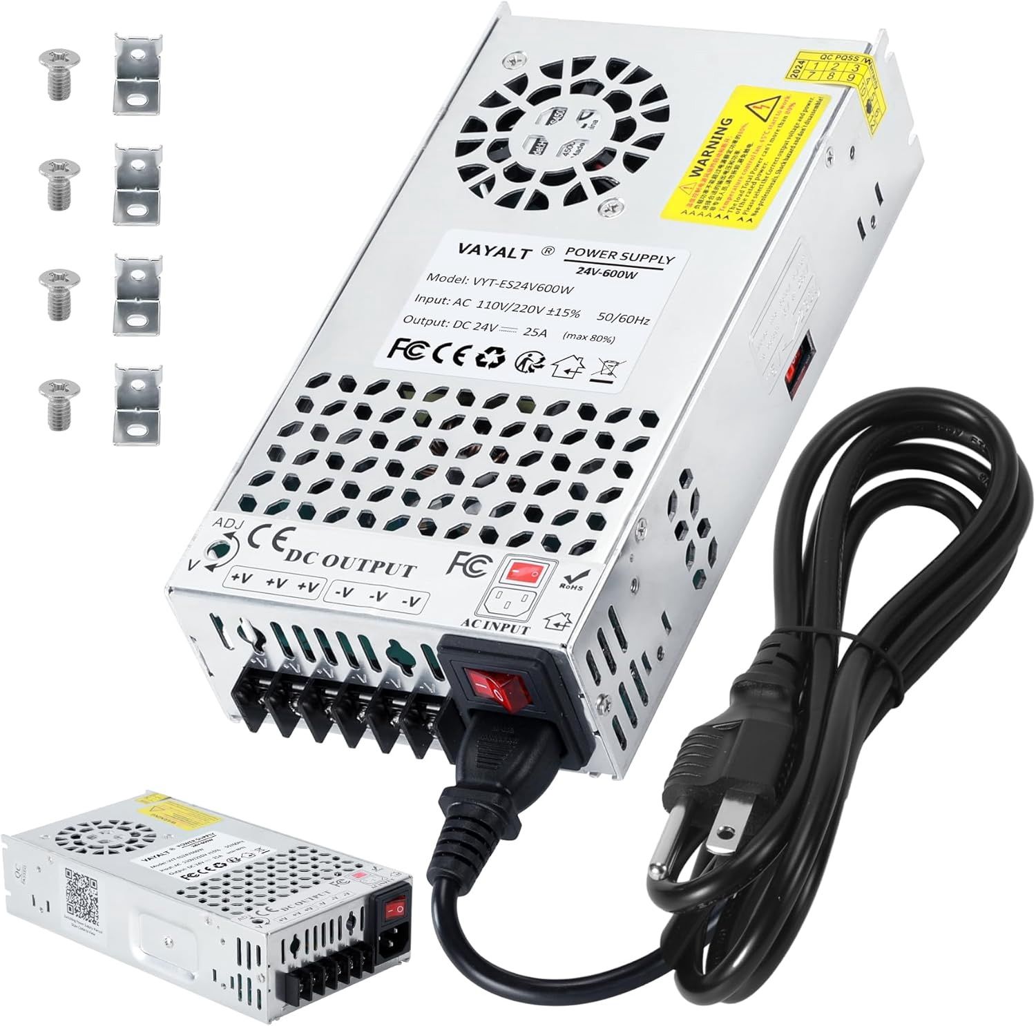 24V 25AMP POWER SUPPLY 600W