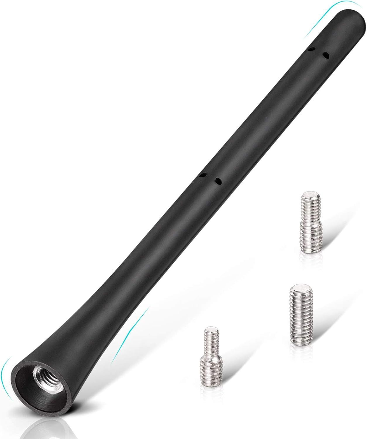 7" RUBBER CAR ANTENNA SCREW ON