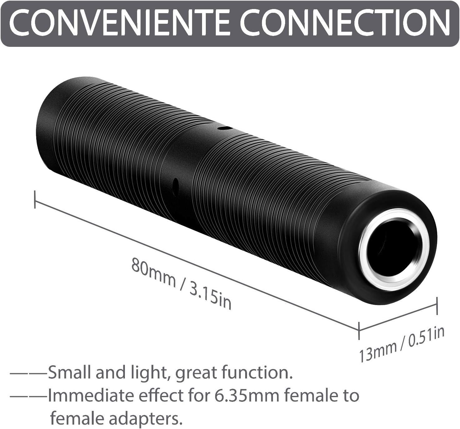 1/4" FEMALE - FEMALE COUPLER