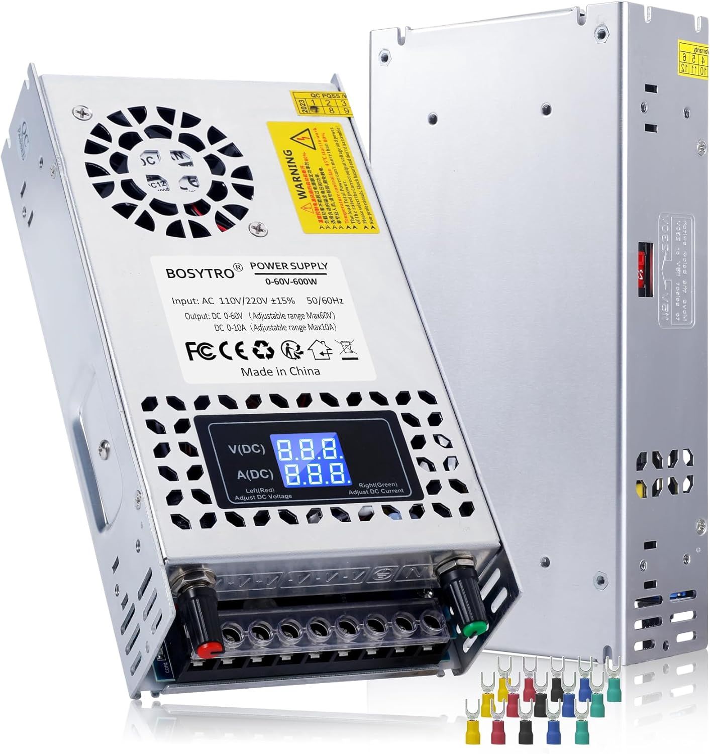 5V-60V ADJUSTABLE POWER SUPPLY 0-10AMPS 600W