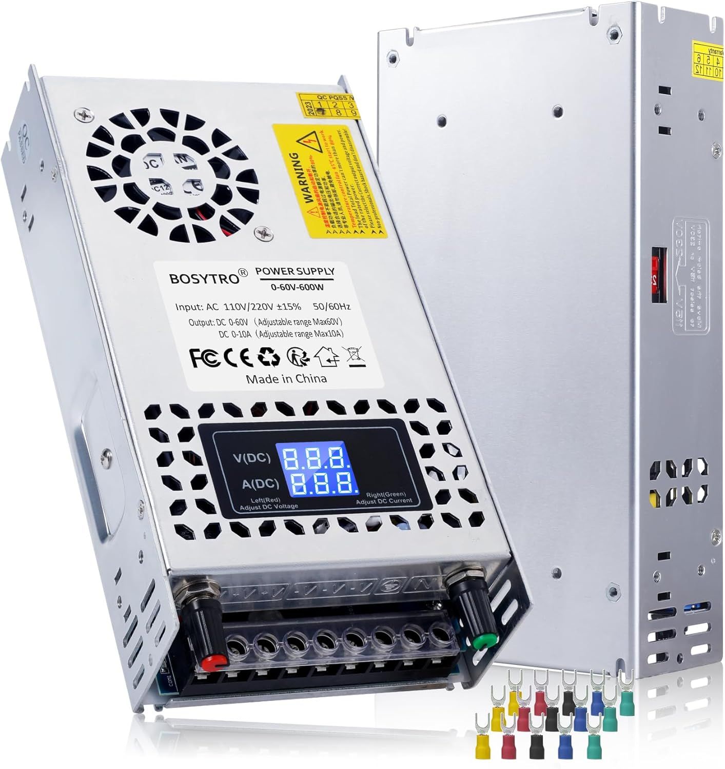 5V-60V ADJUSTABLE POWER SUPPLY 0-10AMPS 600W