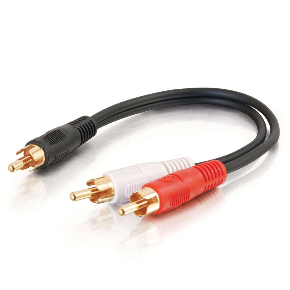 1M2M RECOIL RCA SPLITTER (PAIR)