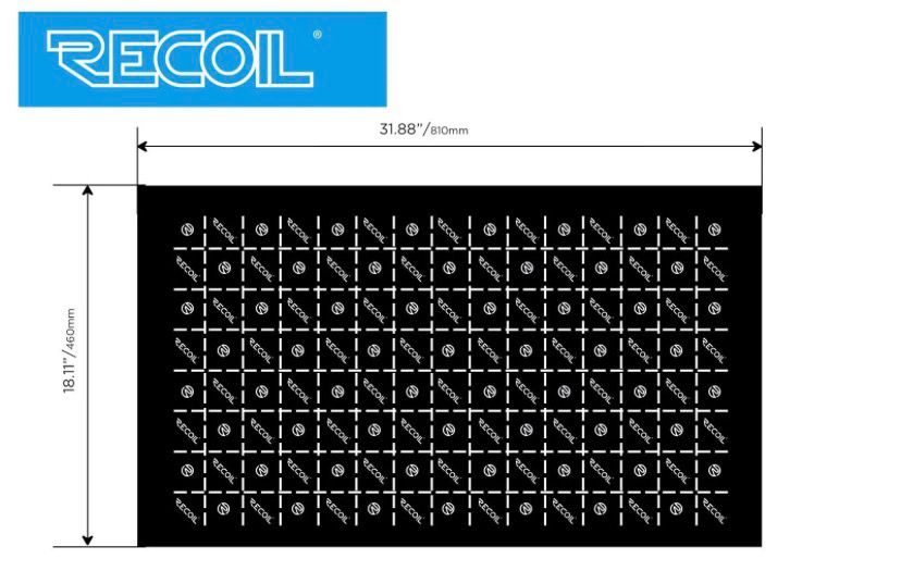 RECOIL 2mm SOUND DEADENING MAT, Amount: 1 SHEET