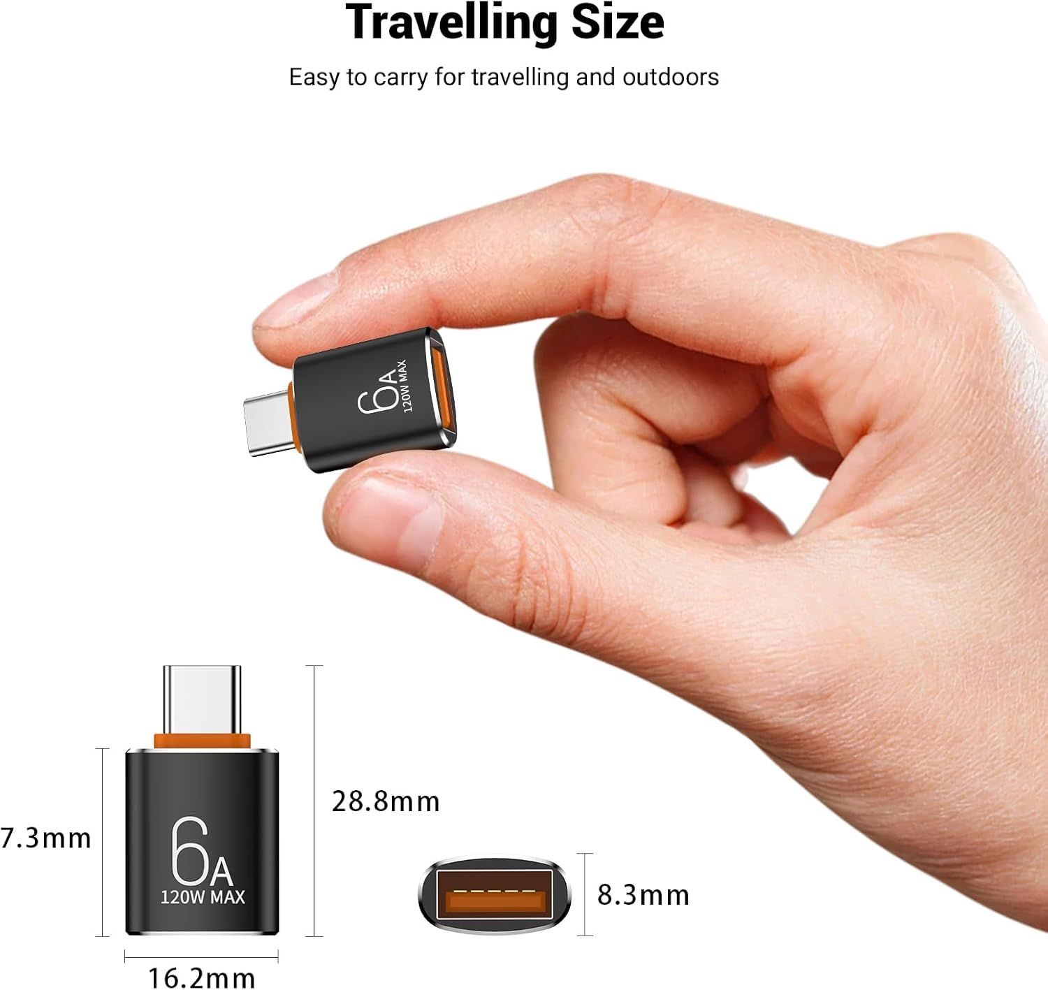 USB C TO FEMALE USB A OTG ADAPTER