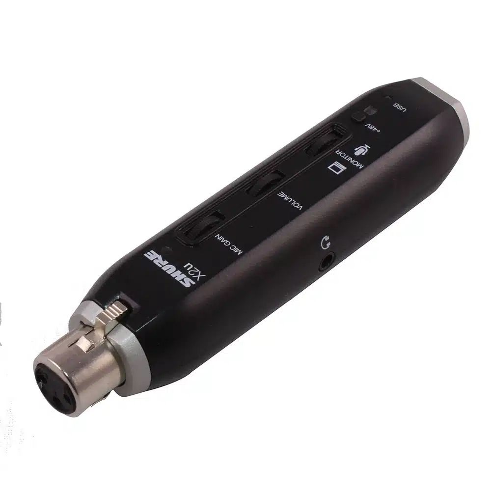 SHURE XLR TO USB SIGNAL ADAPTER X2U