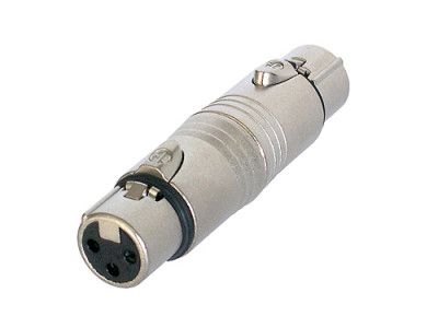 NA3FF XLR FEMALE JOINER NEUTRIK