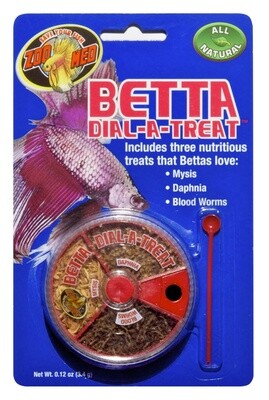 Zoo Med Betta Dial-A-Treat Freeze Dried Fish Food