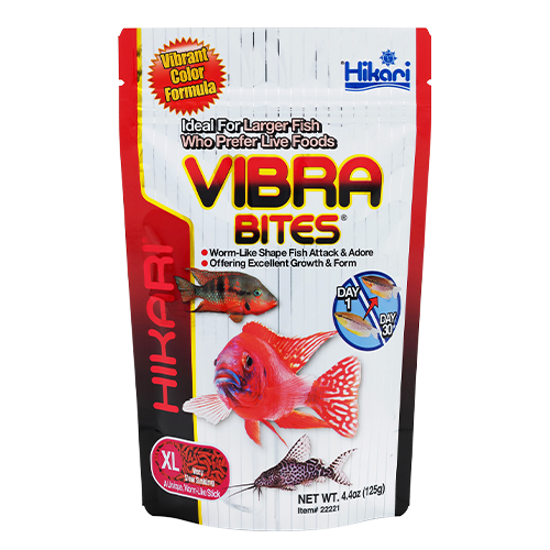 Hikari Dried foods, Material: Hikari Vibra Bites XL 4.4 ounce (125 gram)