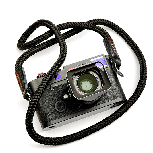 El Capitan Black. Neck Camera Strap