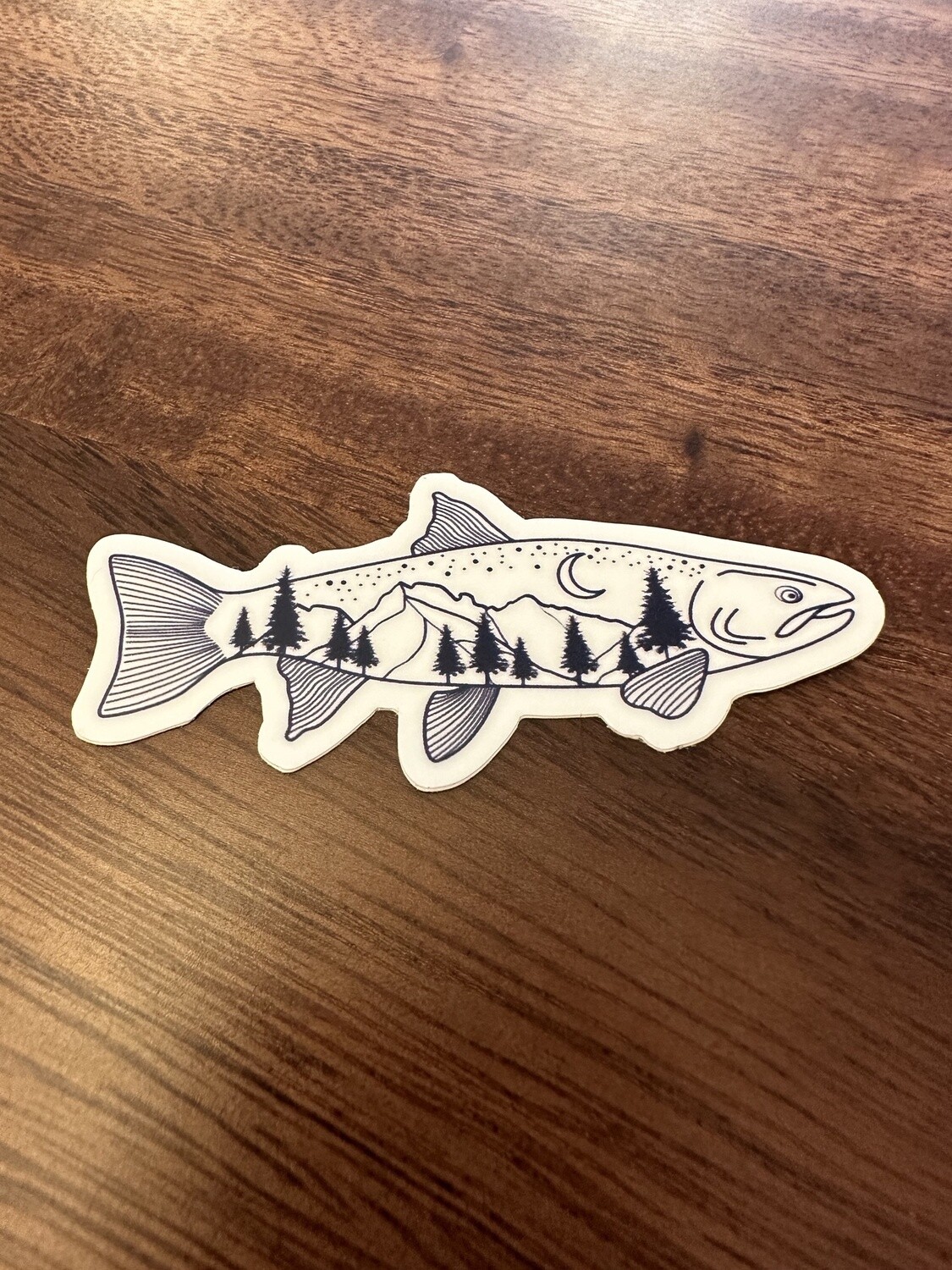 Trout Mountains Sticker