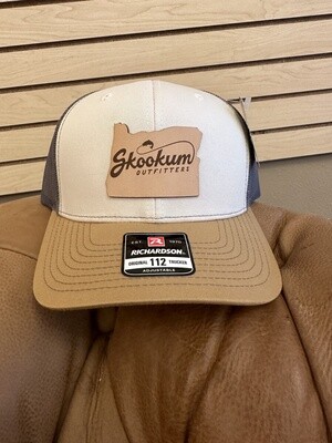 Skookum Leather Patch Trucker Hat