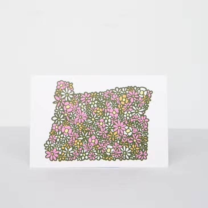 Oregon Blossoms Postcard