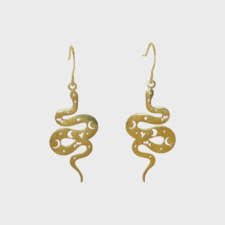 Mystical Snake Earrings