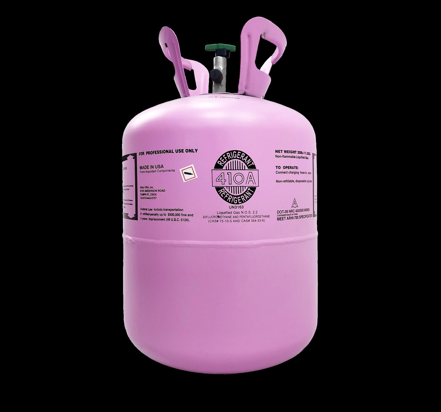 R-410A Refrigerant (EPA Certificate Required)