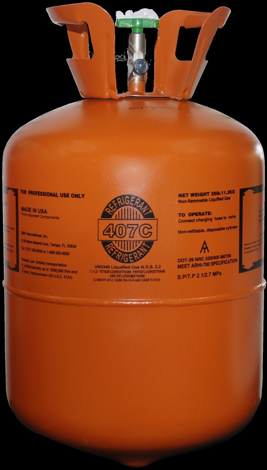 R-407C Refrigerant (EPA Certificate Required)