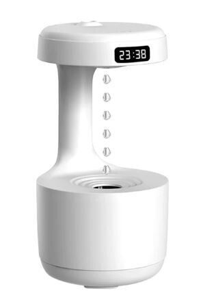 Water Droplet Air Humidifier 800ml Anti-Gravity Diffuser Night Light