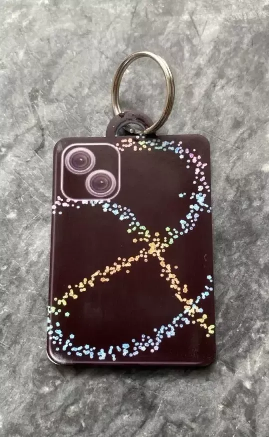 Personalised keepsake memory keyring photo memorial loss any name picture