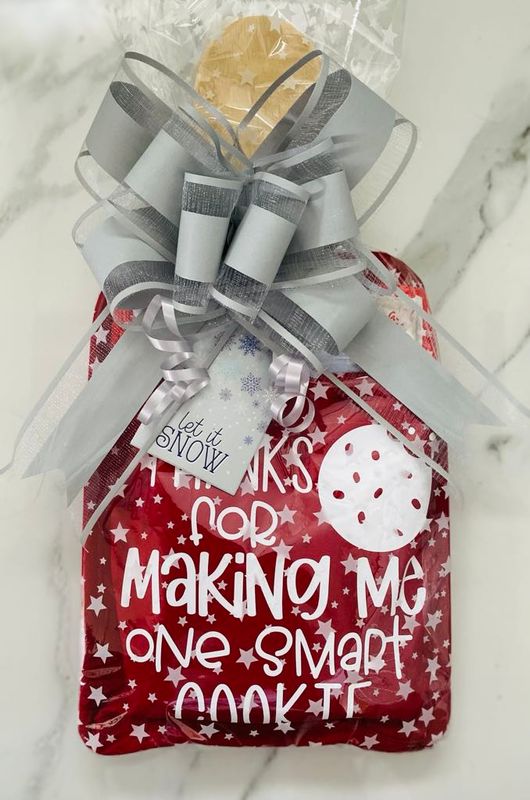 Teacher Gift Pot Holder Smart Cookie Gift Including Seasonal Wrap