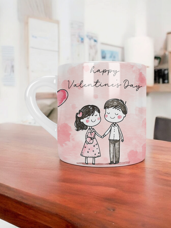 Personalised Valentines Mug Gift 12oz Dishwasher Safe Mug Add Message or Names