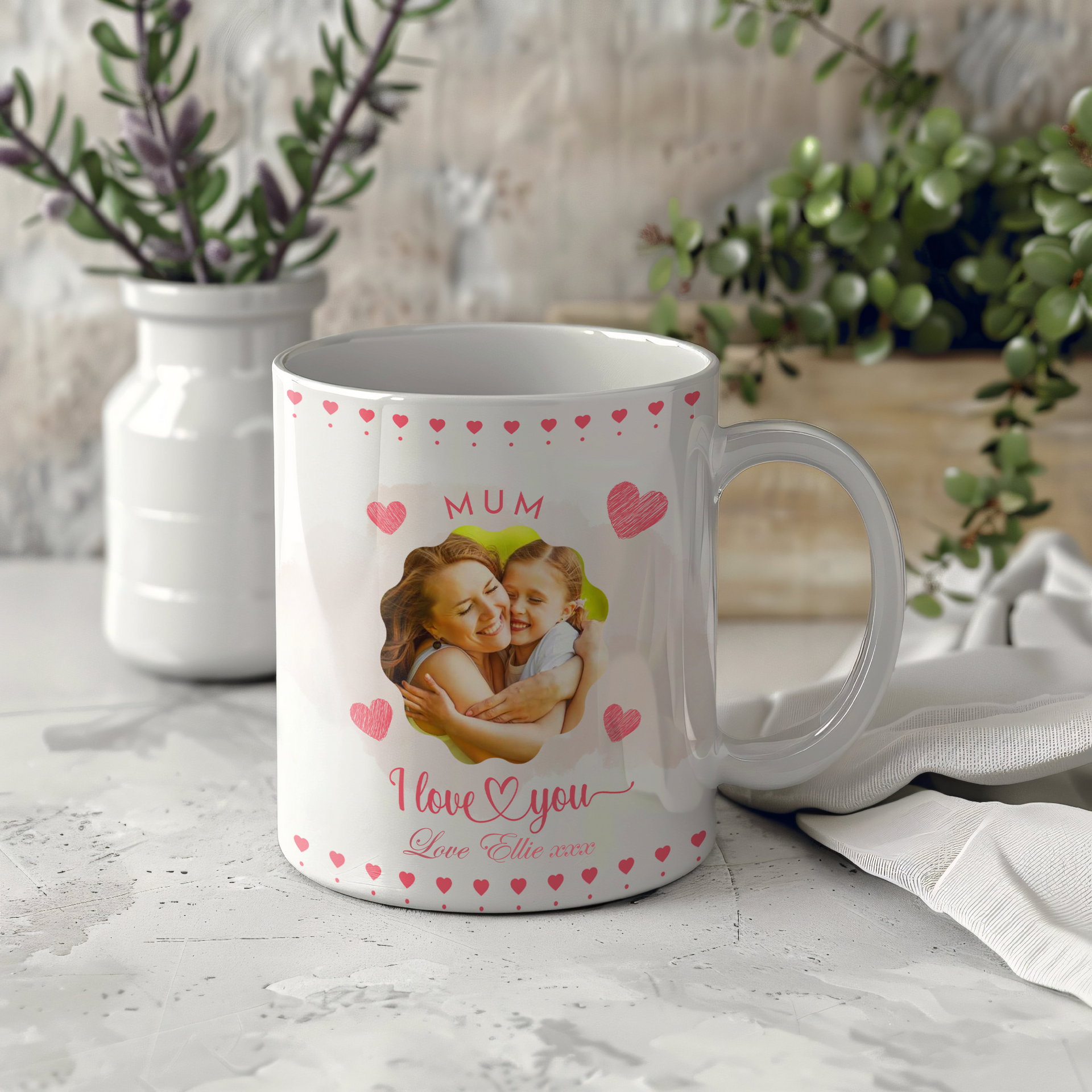 Personalised Mum Mothers Day Mug 11oz Ceramic Mug Photo mug Gift