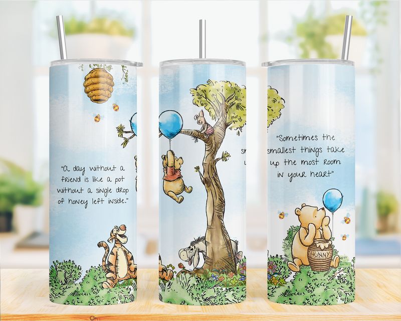 20Oz Winnie Woodland Style Tumbler with personalisation