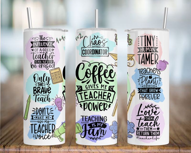 20Oz Teacher themed Insulated tumbler with stainless steel straw and lid best gift idea 20Oz Teacher themed Insulated tumbler with stainless steel straw and lid best gift idea