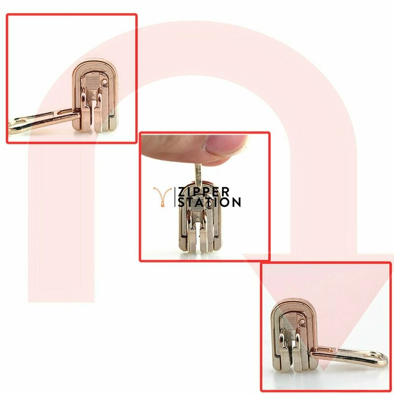 #5 Nylon Coil Zip Reversible Sliders/Pulls