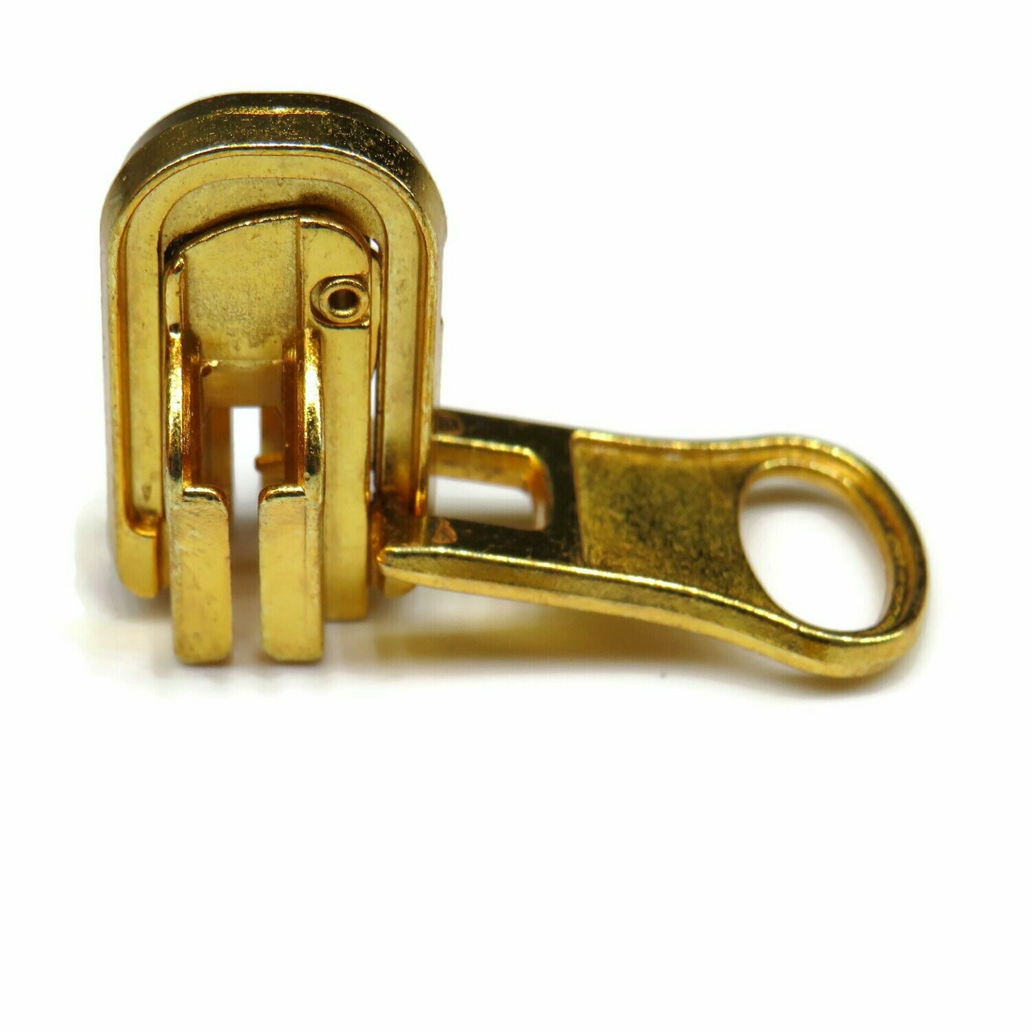 #8 Metal Reversible Zip Sliders, Colour: Gold