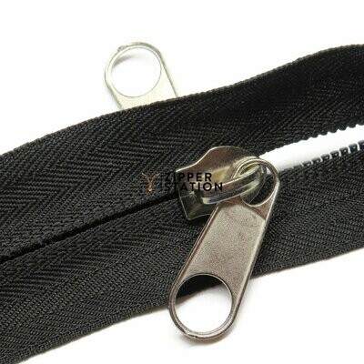 Nylon Continuous #10 Zip with Double Pulls