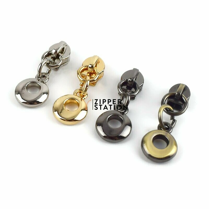 ROUND #3 Nylon Coil Zip Sliders/Pulls