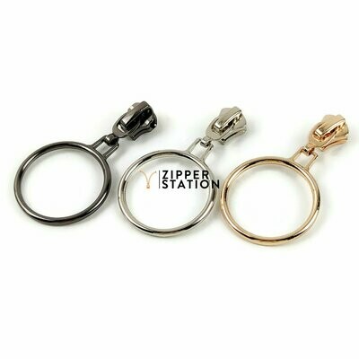 #5 Metal O-Ring Zip Sliders