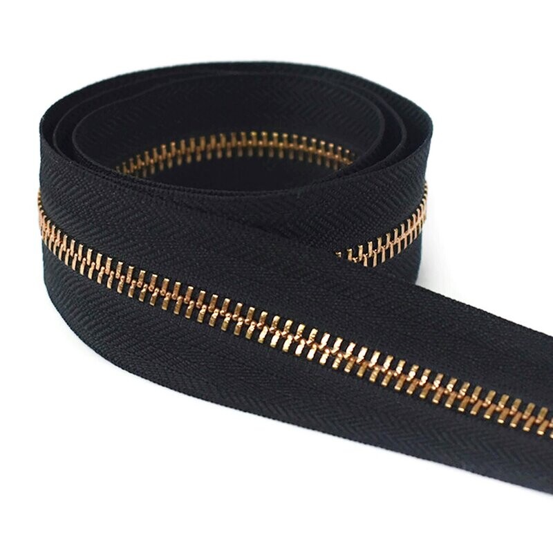 Metal Continuous ROSE GOLD #5 Zip - ZIP ONLY